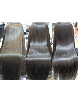 《髪質改善サブリミック》のリピーター続出！クセを抑えてまとまる美髪に♪大人気のAujuaもご用意☆