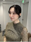 タイトシニヨン/ お呼ばれヘア
