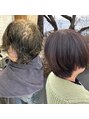 ヘアサロンデザイア(HAIR SALON DESIRE) 髪質改善ネオメテオストレートと白髪ぼかしカラーがおすすめ
