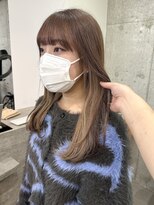 サクラ オモテサンドウ(SAKURA)&nbsp;透明感たっぷりブラウンベージュ◎インナーカラー 表参道