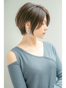 イメチェン外ハネボブ美髪ワイドバング/レイヤーカット顔周り