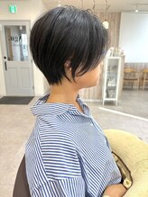 アグ ヘアー ナッツ 秦野店(Agu hair nuts) 丸みショート/くすみベージュ/マロンベージュ/くびれショート
