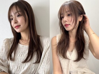 シャルムバイケンジ(Charm.by KENJE)の写真/髪の長さは変えたくないけど雰囲気を変えたい方に!大切な顔周りをセンスと技術で更に可愛く【銀座/有楽町】