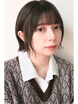 ビードロネイ 武蔵境店(vi-dro nei) 外ハネボブ×オリーブブラウン