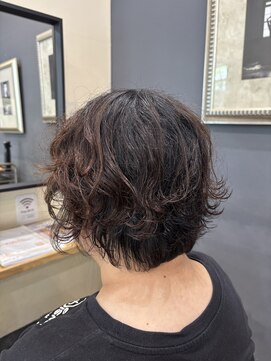 アルター(aL ter) 【癖を活かしたカット】くびれヘア/アプリコットオレンジ／中島