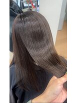 ヌエン 渋谷(NU/EN)&nbsp;ブリーチなしグレージュカラー×髪質改善トリートメント