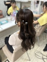 レインボー(setsalon)&nbsp;ねじりハーフツイン