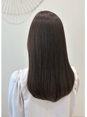 艶ロング　オリーブブラウン