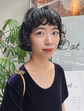 ドットプラス リム(Dot+LIM) （stylist高橋）オン眉ボブパーマ