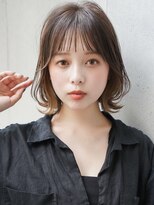 リヤン 表参道(lyann)&nbsp;レイヤーカットセミディくせ毛風カール黒髪うる艶髪うるツヤ