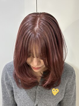 デューヘアー(due hair) カラー/韓国レイヤー/ピンクベージュ