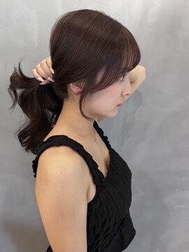 ロンドジェネルーズ 柏(Lond generous) 流し顔周りカット