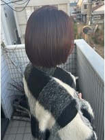 ミレナ(Milena)&nbsp;ミニボブ×チェリーレッドカラー