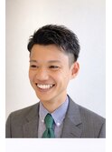 原点で頂点！ツーブロックパーマ