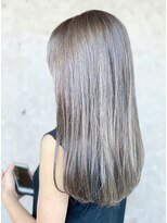 エルプラスヘアー 平尾店(L+hair)&nbsp;髪質改善カラー大人可愛い透明感シルバーアッシュグレージュ