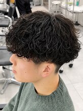 《ラフな動きと立体感で魅せる波巻きパーマ》［上前津/大須/メンズカット/メンズパーマ/波巻きスパイラル］