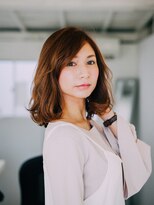 美容室チャオ(Ciao) 大人のゆるふわミルクティベージュ