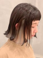 コキャン(COQUIN)&nbsp;ホワイトインナーカラー♪