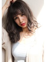 グレージュ/デジタルパーマ/小顔/透明感/ゆるふわ/高柳