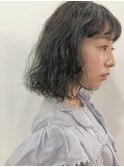 【astar】オリーブベージュ パーマ イルミナカラー