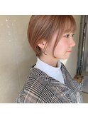 【kicca】ハイトーンベージュ×ショートボブスタイル