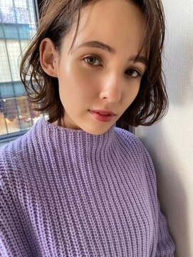 アリエッタ ギンザツー(ARIETTA GINZA2) オリーブアッシュショート/アップバング/抜け感/レイヤーカット