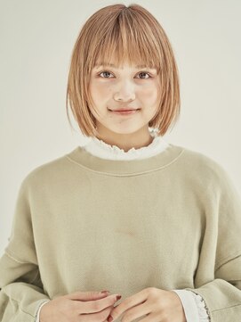 エンタク 新宿(enntaku) マロンベージュ/Aラインボブ/かきあげ/インナーカラー[新宿駅]