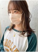 モノトーンベージュにインナーベージュ
