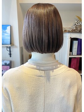 ヘアーデザイン シュシュ(hair design Chou Chou by Yone) ☆chouchou☆ミニボブ×ココアブラウン