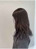 ラベンダーグレージュロング
