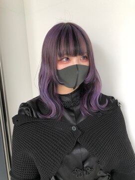 アリーズ(ALLYS) エクステでデザインカラー @rrchimu