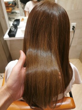 アロマ ヘアルーム 池袋店(AROMA hair room) 抜け感ベージュツヤ髪スタイル/池袋/池袋東口