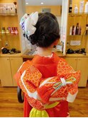 七五三のヘアセット＆着付けもやってます！！