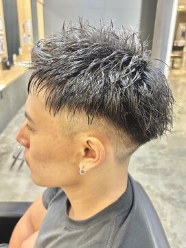 ニアウ 伊勢崎連取店(Niau) メンズマッシュパーマツイストスパイラルパーマ波巻きパーマ