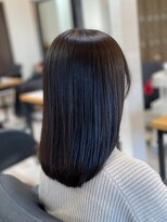 アトリエコア(Atelier Coa) 顔周りレイヤーカットグレージュカラーくびれボブショートカット