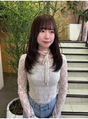 韓国ヘア/レイヤーカット/グレージュ　吉祥寺桜