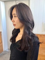 アルバム 銀座(ALBUM GINZA)&nbsp;くびレイヤーエモージュ美髪レイヤーロング_ba481732