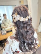 W エー 編み巻き下ろし