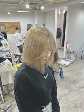 プライズ 成増店(prize) ミルクティーベージュダブルカラー成増地下鉄成増