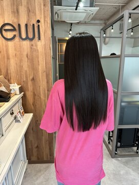 ネウィ 国分寺(newi) アッシュブラック×ロングヘア　艶髪/美髪