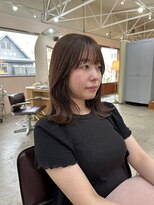 キュオンシア(CUEON. ciea)&nbsp;切りっぱなし×柔らかグレージュ