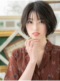 大人かわいい小顔束感ショートウルフマッシュh3戸頭20代30代40代