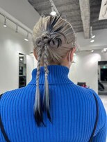 シエラ 南船場(CIERA.)&nbsp;お呼ばれヘアセット結婚式ハイライトミディアムヘアウルフ小顔