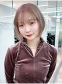 ボブショートミディアム顔周りレイヤーおくれ毛_ba500031