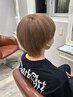 メンズカット＋ブリーチなしダブルカラー  14300円