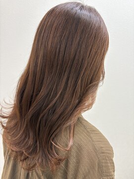 アールモンドヘア新世界 【北見】#イヤリングカラー#インナーカラー#レイヤーカット