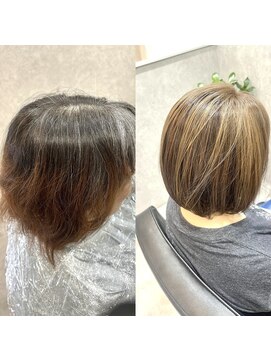 ソヨン 本厚木店(SOYON) 40代50代60代/白髪ぼかし/白髪ぼかしハイライト/本厚木