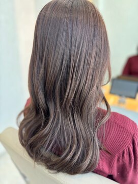 ジーナ  札幌大通(Zina) 美髪＊淡めピンクベージュ＊ゆるふわヨシンモリ＊Zina札幌大通