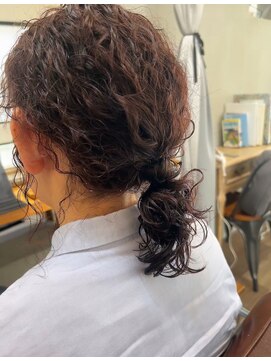 コンパス(COMPASS) ピンクブラウンカール