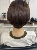 首元スッキリショートボブ